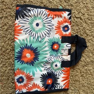 Thirty-One Floral Cosmetic/Jewelry Bag - Multicolor